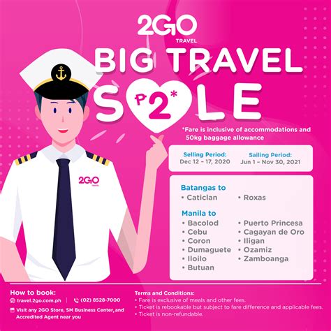 2GO's Big Travel Sale Offers The Lowest Sea Fare For Only ₱2, .